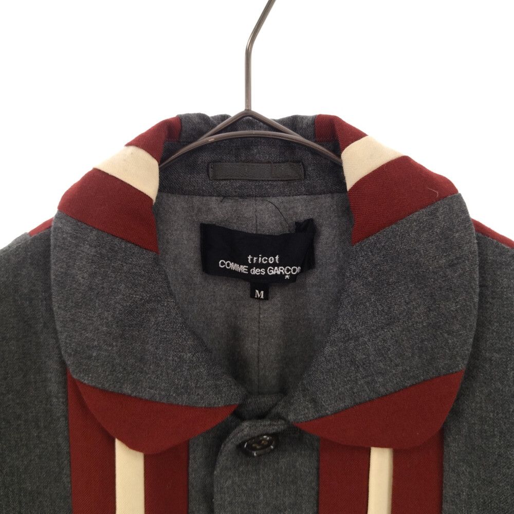 トリコ コムデギャルソン 丸襟ジャケット ウールジャケット 7分袖ジャケット tricot COMME des GARCONS(トリココムデギャルソン) 14AW Round