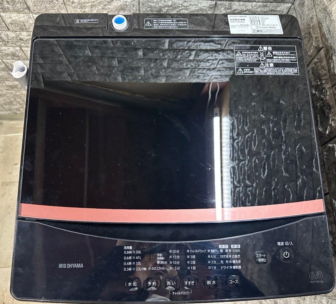 高年式】大阪送料無料☆3か月保障付き☆洗濯機☆アイリスオーヤマ☆6kg 