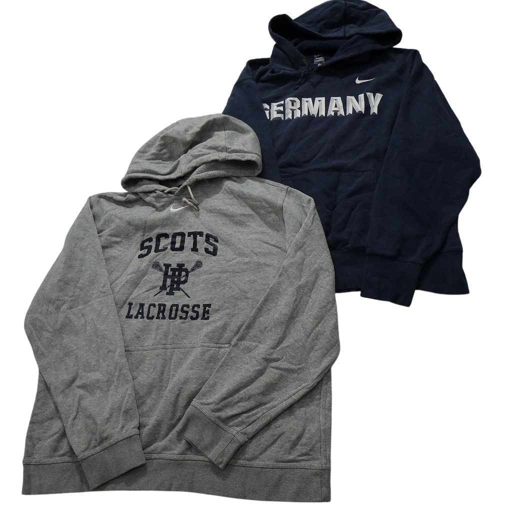 古着卸 まとめ売り ナイキ NIKE スウェット 7枚セット メンズ Ｌ |XL ペイトリオッツ NFL フーディー マフポケット 古着 NC0990