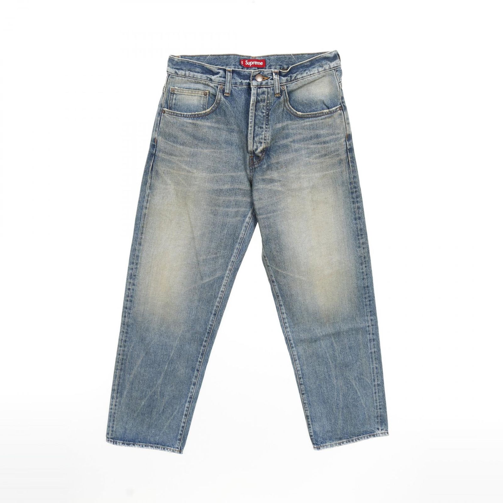 シュプリーム Supreme デニムパンツ DISTRESSED LOOSE FIT SELVEDGE