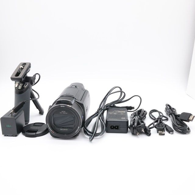 ソニー SONY Handycam FDR-AX60｜4K高画質ハンディカム｜純正シューティンググリップGP-VPT1付属｜光学20倍ズーム