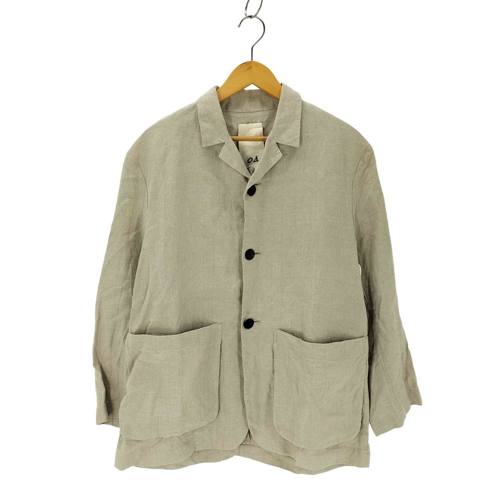 オマールアフリディ Omar Afridi BOX JACKET リネン ボックスジャケット メンズ JPN M