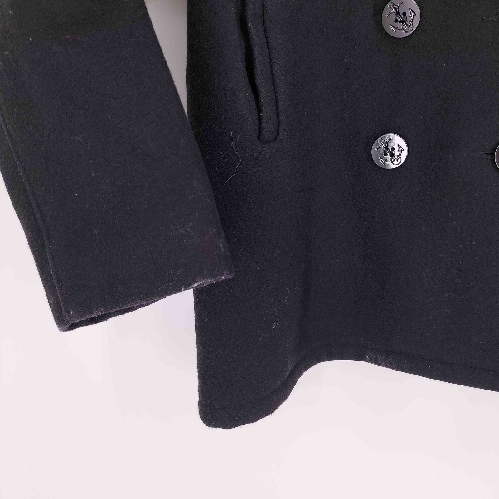 ショット Schott USA製 ウール 裏地キルティング Pコート メンズ