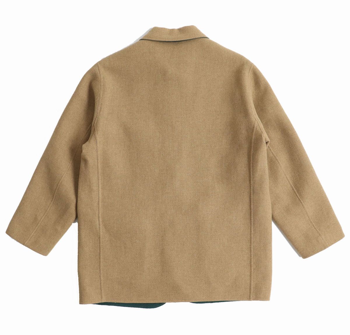 極美品△イタリア製 HERNO ヘルノ ヴィンテージ ロゴボタン付き ウール 