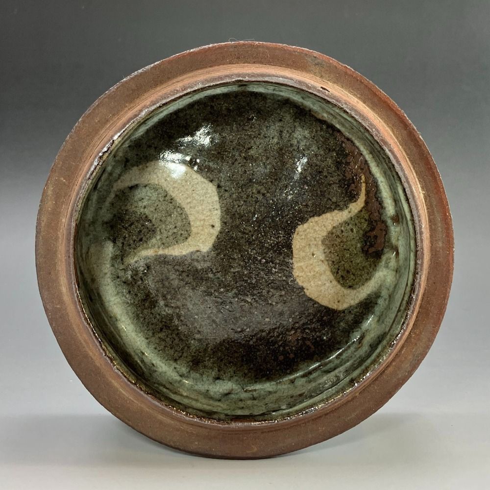  kyoyaki 京焼 上田恒次 作 練り上げ蓋物 木野皿山窯 陶磁器 _ 食器 その他 キッチン 食器