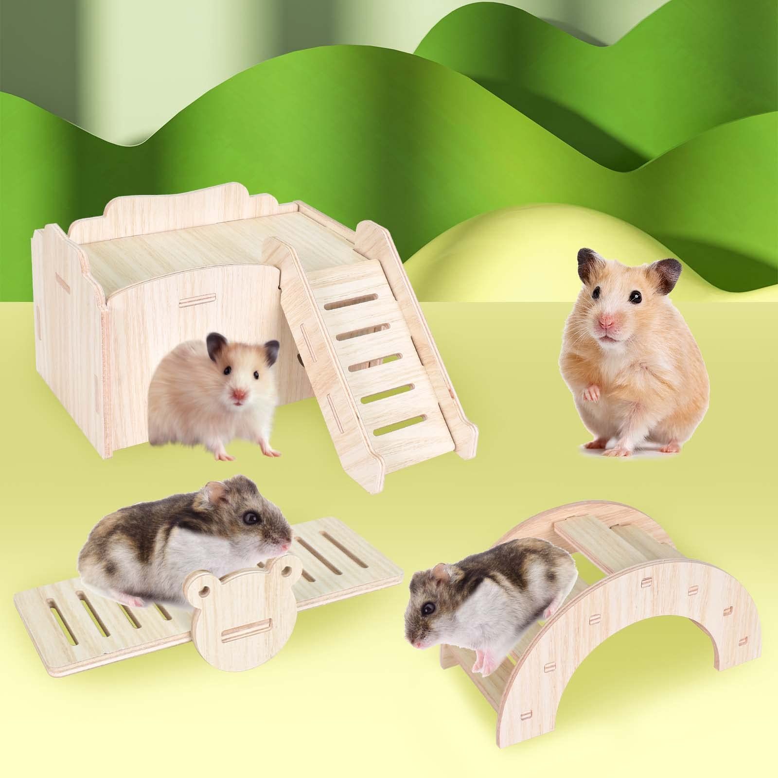 迅速発送】小動物 小屋 木製 遊び場 木製 ペット おもちゃ 遊び
