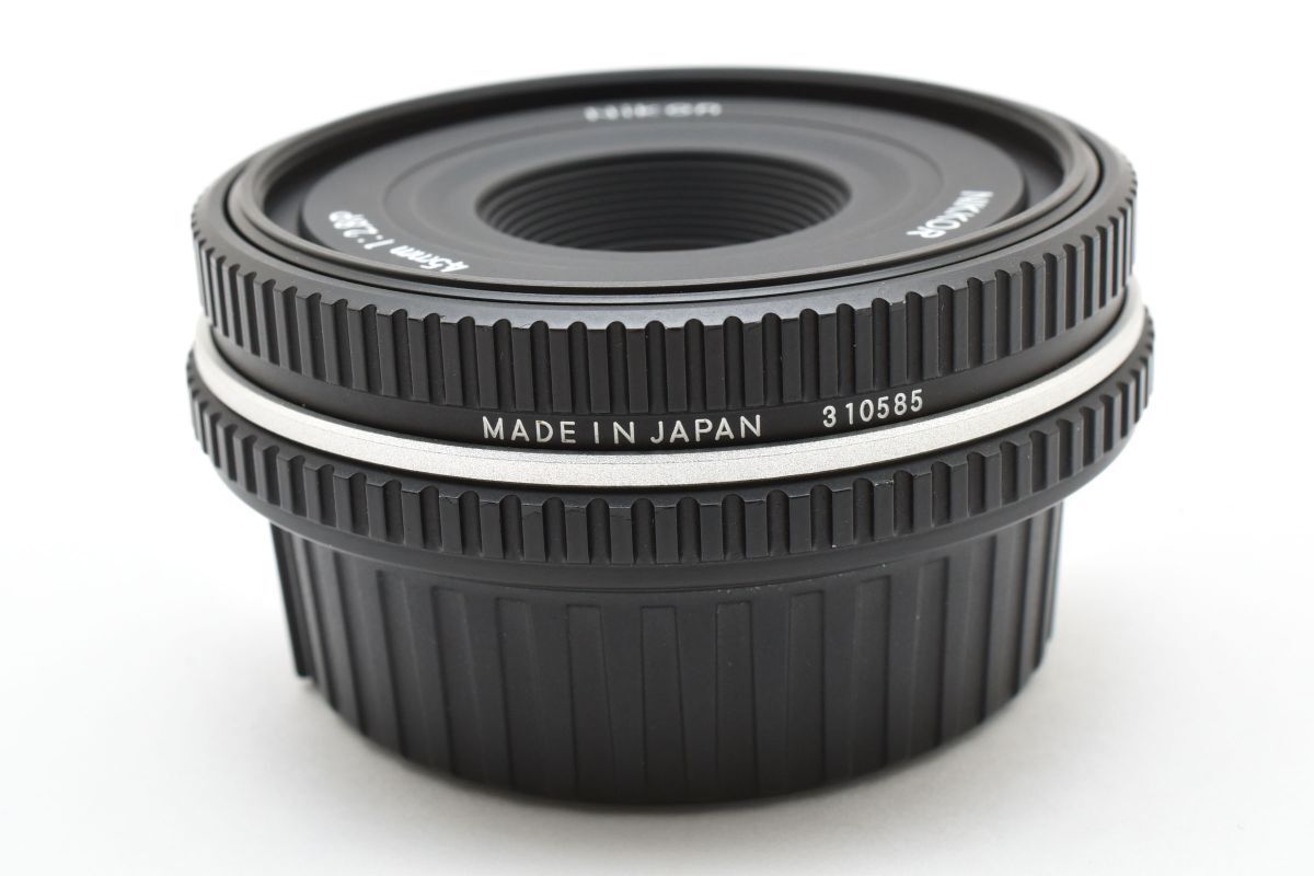 黒 パンケーキ 単焦点　Nikon Ai NIKKOR 45mm F2.8 P Nikon Nikkor 45mm F2.8 P 修理報告 – レンズ修理なら日本レンズ協会