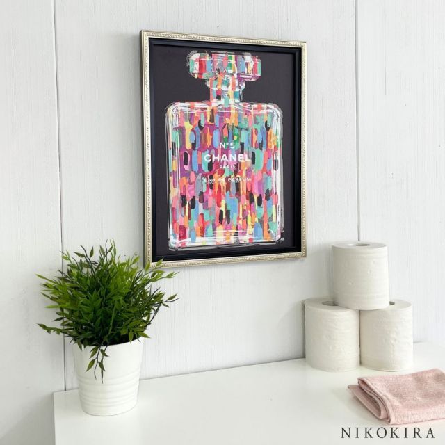 キャンバスアート ブランド オマージュ シャネル 香水 P6 クレイグガルシア Corner 02 アートパネル アートポスター シャネル CHANEL オマージュアート