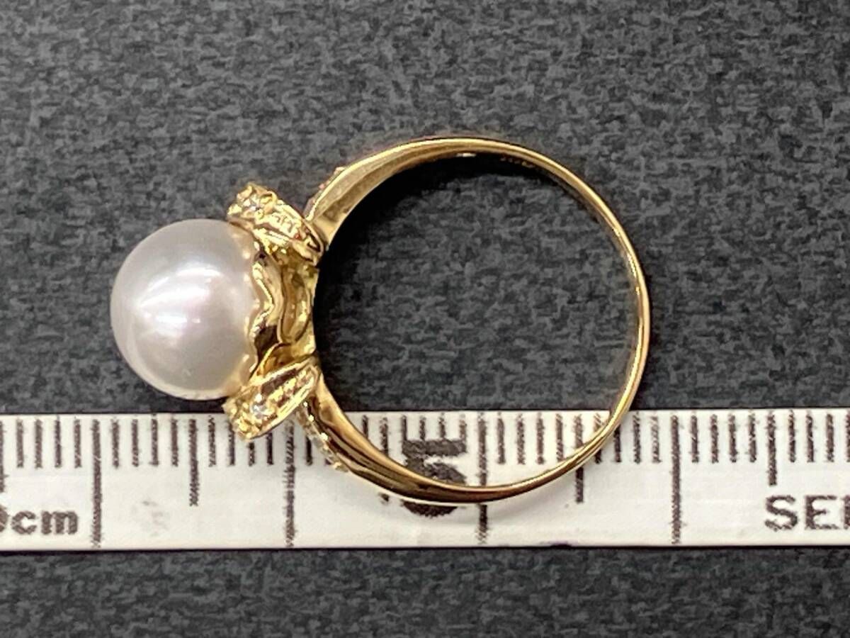 K18 ペアリング 11号 13号 総重量6.62g 金 指輪 刻印あり リング 18金