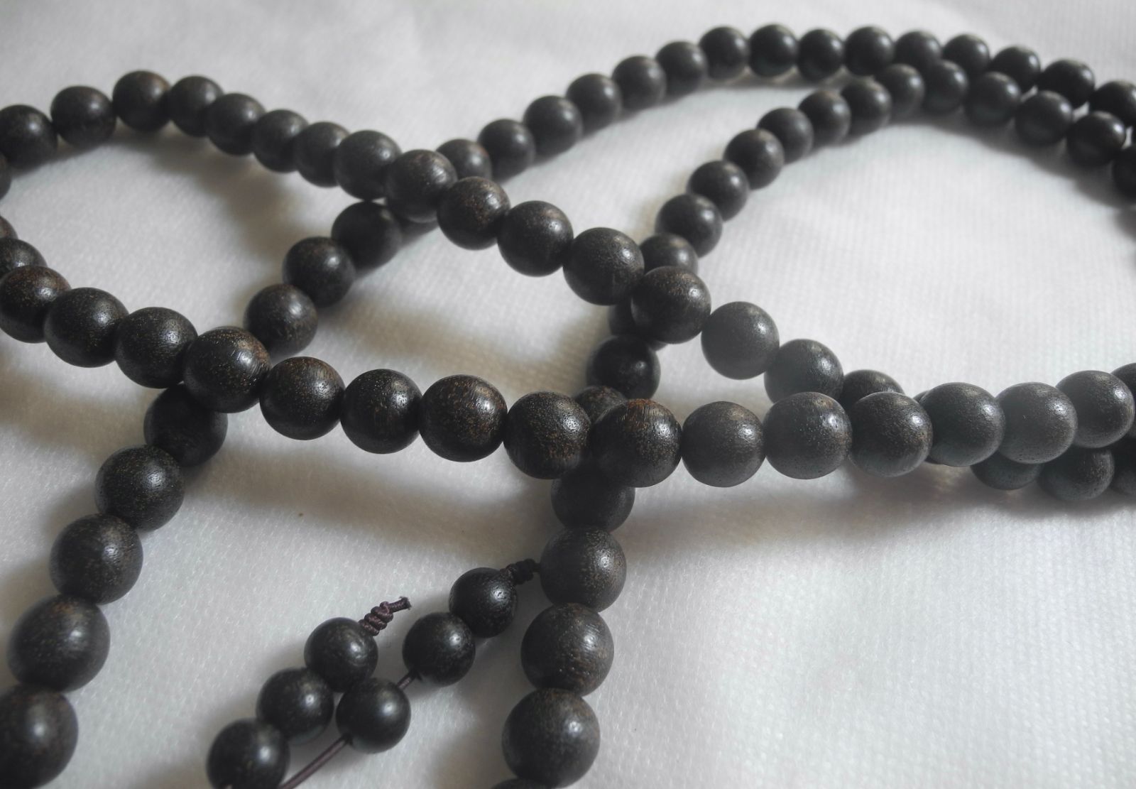 ベトナム産 香木 ネックレス 数珠 水沈 沈香 良品！ 良い香り＆木目