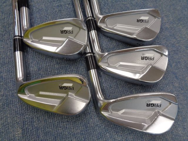プロギア　アイアンセット PRGR IRONs】01 アイアン〔#6-PW 5本セット スチール〕〔2023年