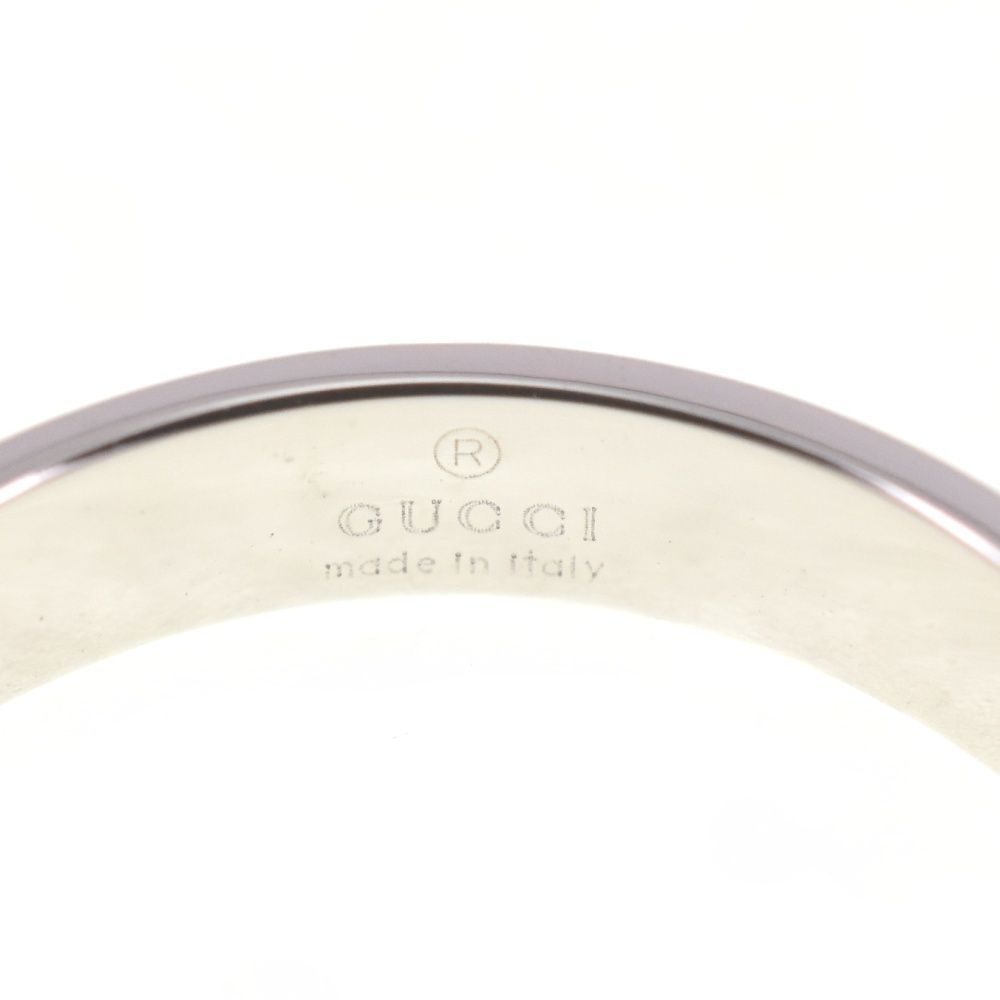 グッチ GUCCI アイコン リング サイズ60 JP20 K18WG メンズ S 139653