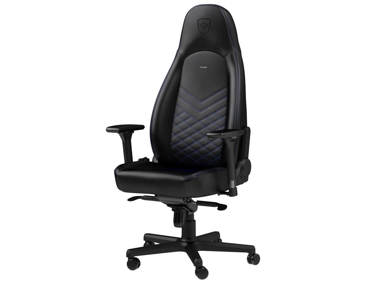 4営業日で発送 noblechairs NBLICNPUBBLSGL NBL-ICN-PU-BBL-SGL ゲーミングチェア ICON ブルー
