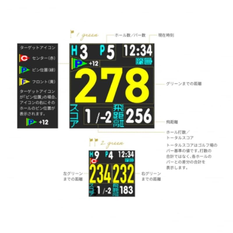 GreenOn グリーンオン ザ ゴルフウォッチ ノルム プラス みちびきL１S対応 液晶 THE GOLF WATCH NORM Plus ノルム GN301 グリーンアンジュレーション表示 旧モデル NORM II PLUS ホワイト WWW_IBETON_RU