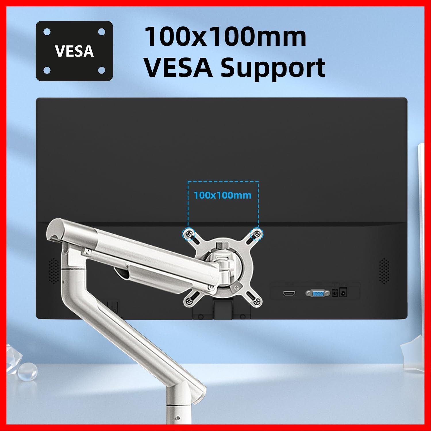 デュアル内蔵スピーカー 170°広視野角LEDデスクトップモニタ