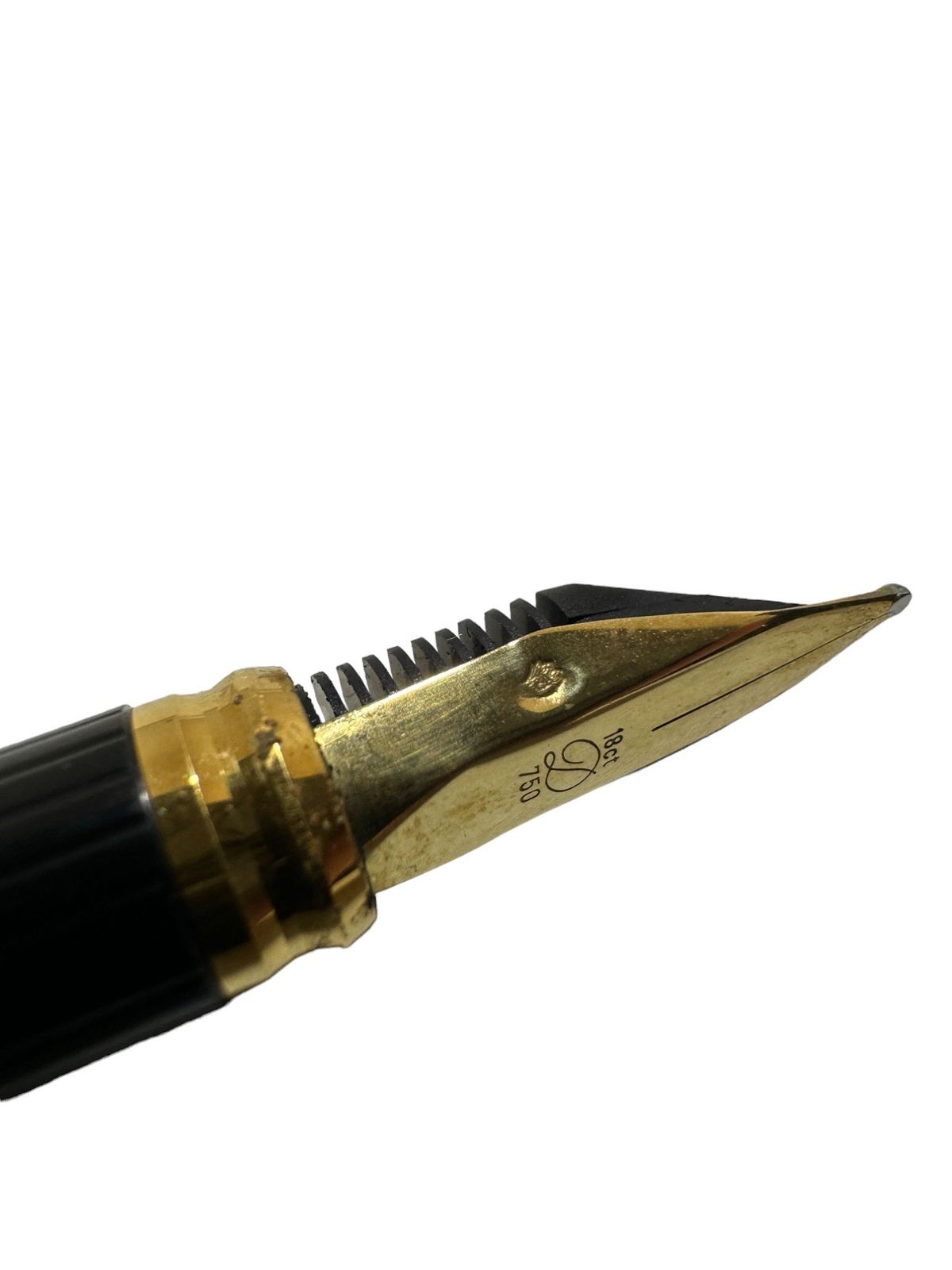 S.T.Dupont デュポン 万年筆 ペン先18金(18ct 750) 美品