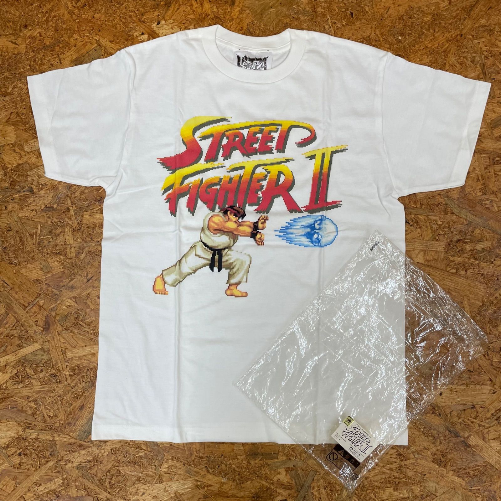 US】カプコン ストリートファイター スト2 ボロ 半袖プリント Tシャツ