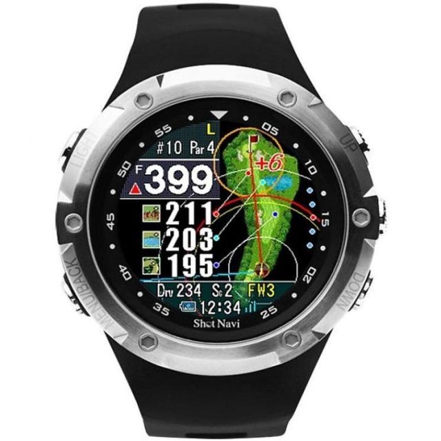 【正規品】SHOT NAVI ショットナビ ゴルフナビ W1 EVOLVE BKSV【飛距離測定器】ブラック シルバー