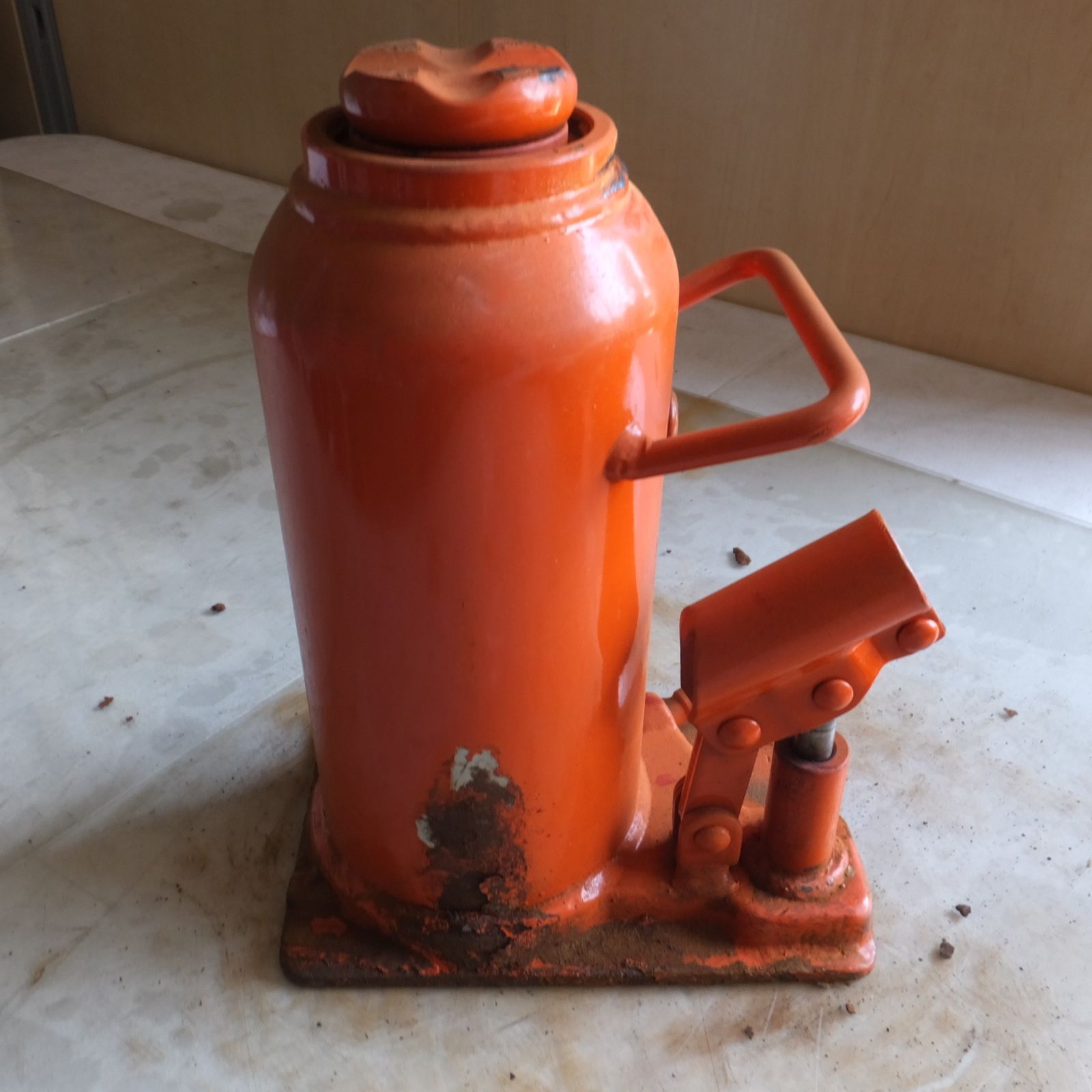 ◆マサダ 油圧ジャッキ MHK-15N 工具 15TON 15ton 15トン 15000kg 油圧式 オイル だるま ダルマ 車載 自動車 点検 整備 7 ◆