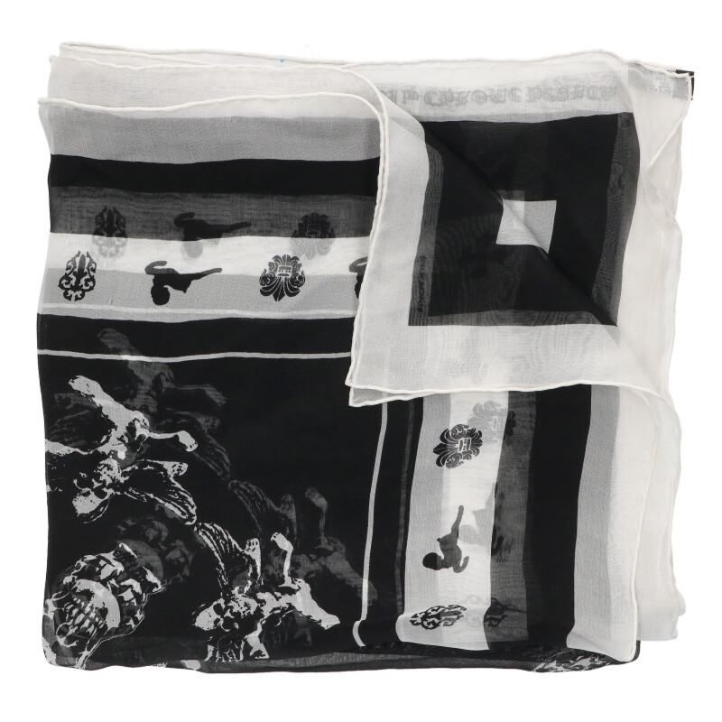 クロムハーツ CH SCARF/スカーフ FOTI総柄シルクスカーフ メンズ