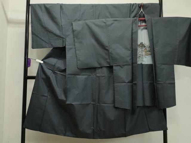 平和屋着物●男性 本場大島紬 アンサンブル 100亀甲 総詰め 正絹 CAAY6764gh