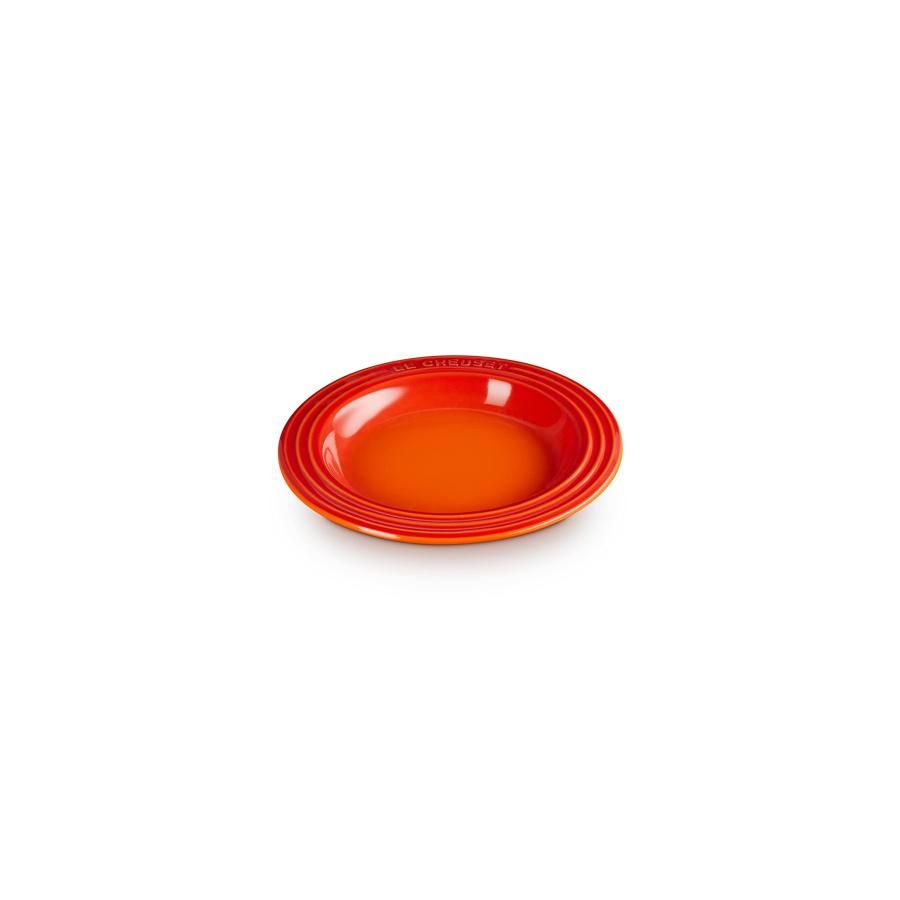 ル・クルーゼ(Le Creuset) レジェ プレート 皿 小皿 15cm オレンジ 耐熱 耐冷 電子レンジ オーブン 食洗器 対応 オーブン皿 耐