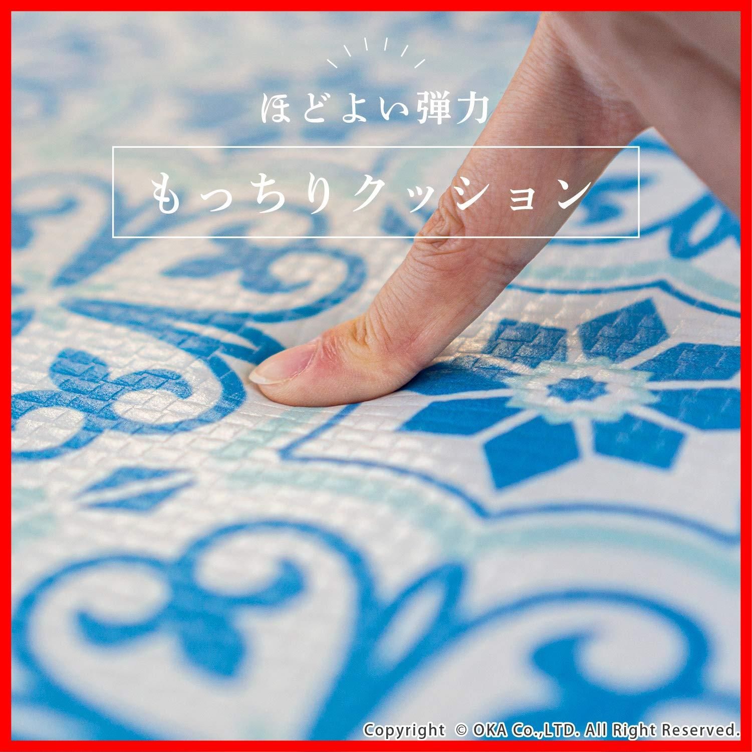 PVC 拭けるキッチンマット