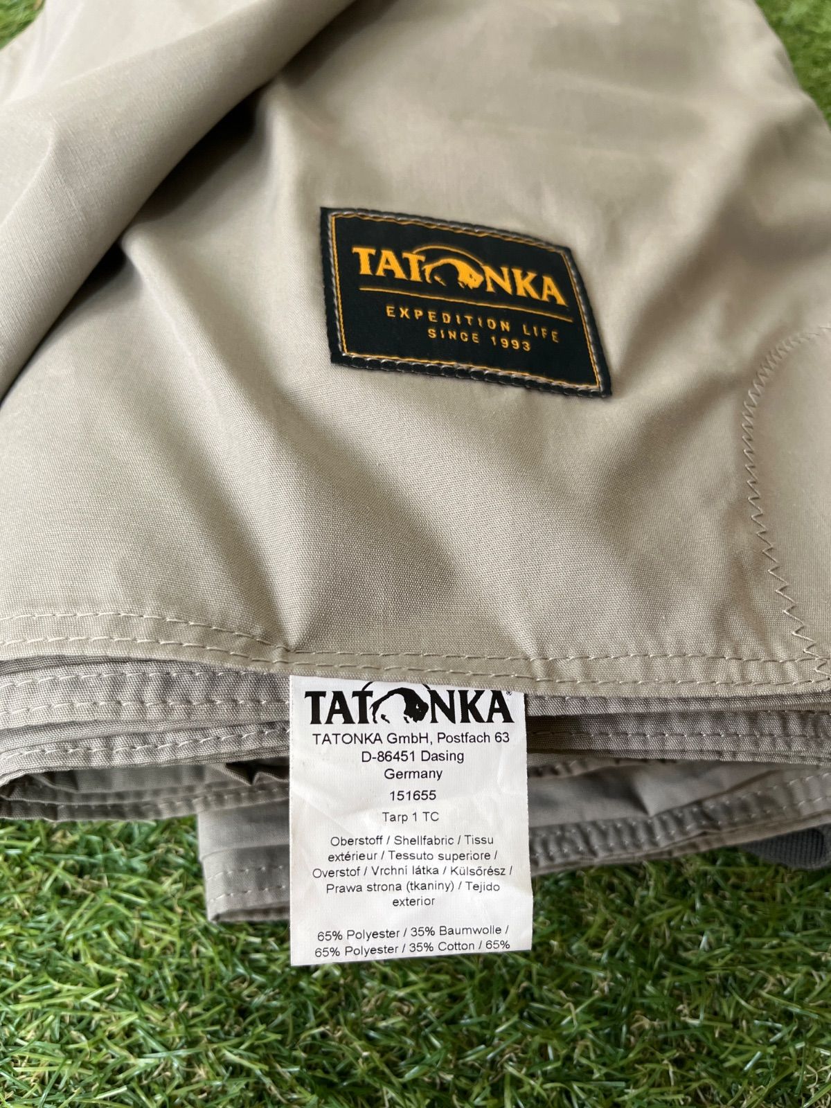 新品 未使用 】 TATONKA タトンカ タープ Tarp 1 TC 425×445cm