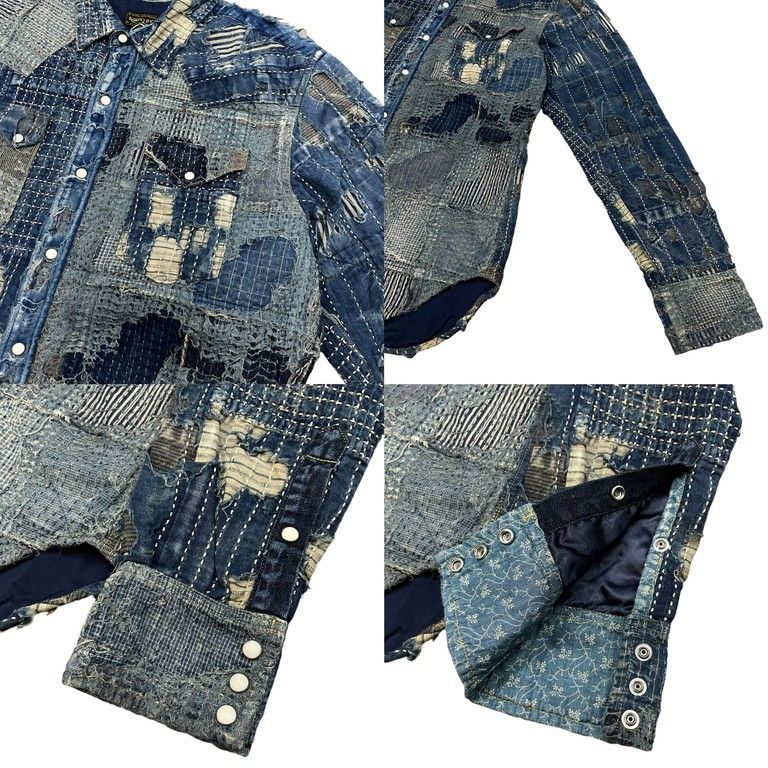 KAPITAL タグ付未使用 22SS KOUNTRY BOROウエスタンシャツ size 4 希少