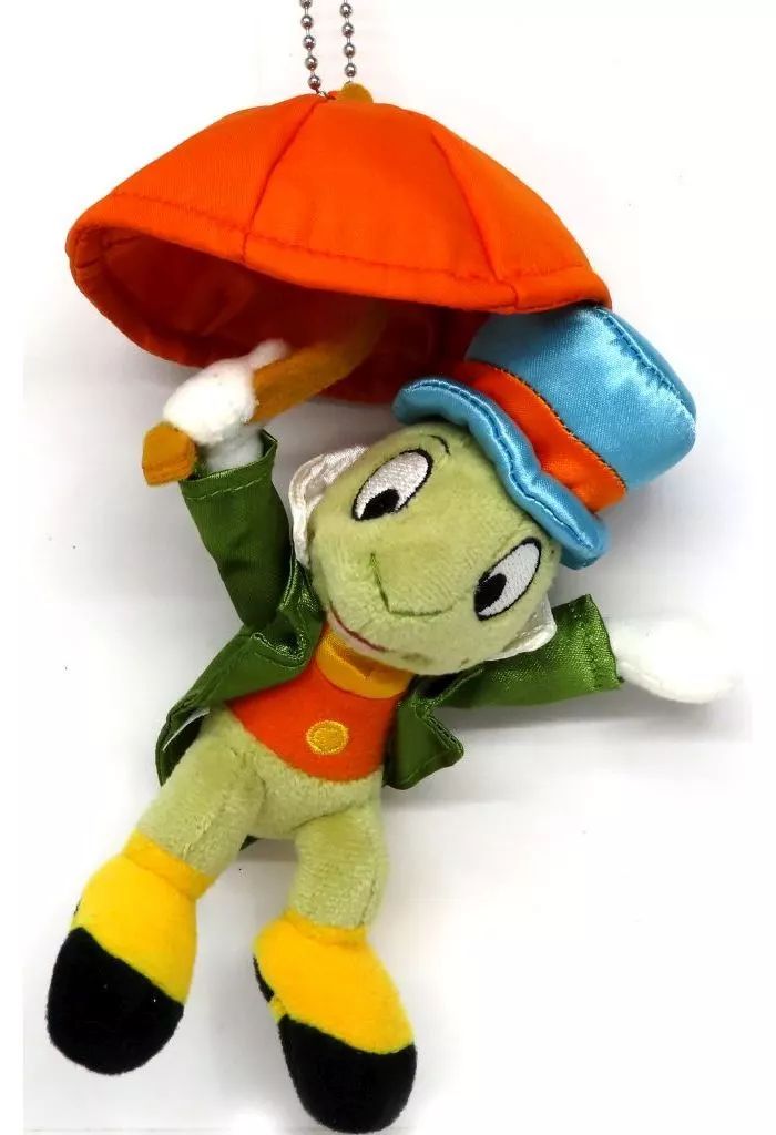 ピノキオ ジミニークリケット ぬいぐるみ ディズニーストアジミニークリケットマグネティックショルダー