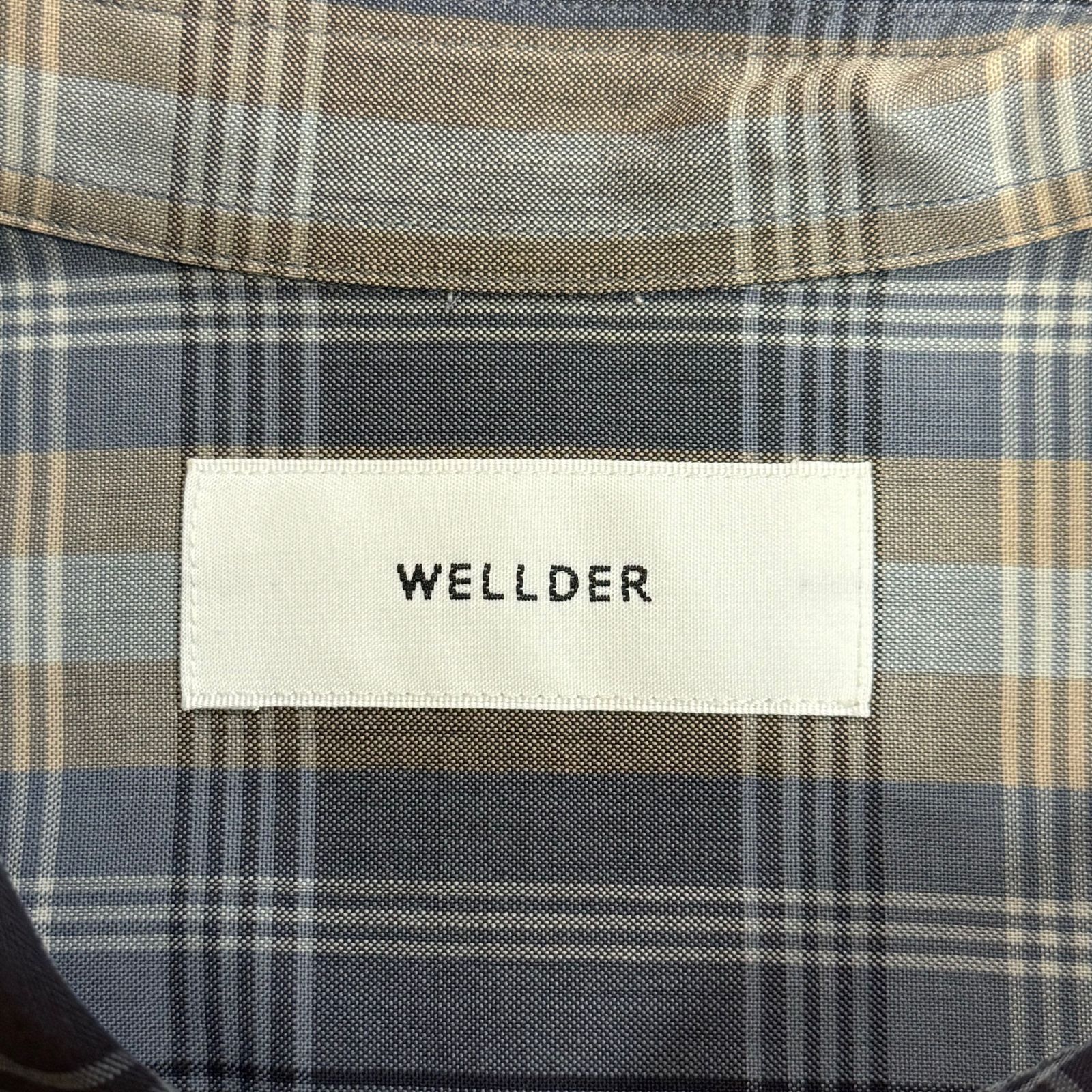 定価30800円 美品 WELLDER 21AW Standard Shirt スタンダート シャツ チェックシャツ ウェルダー WM21ASH05  4 25082A4 - メルカリ