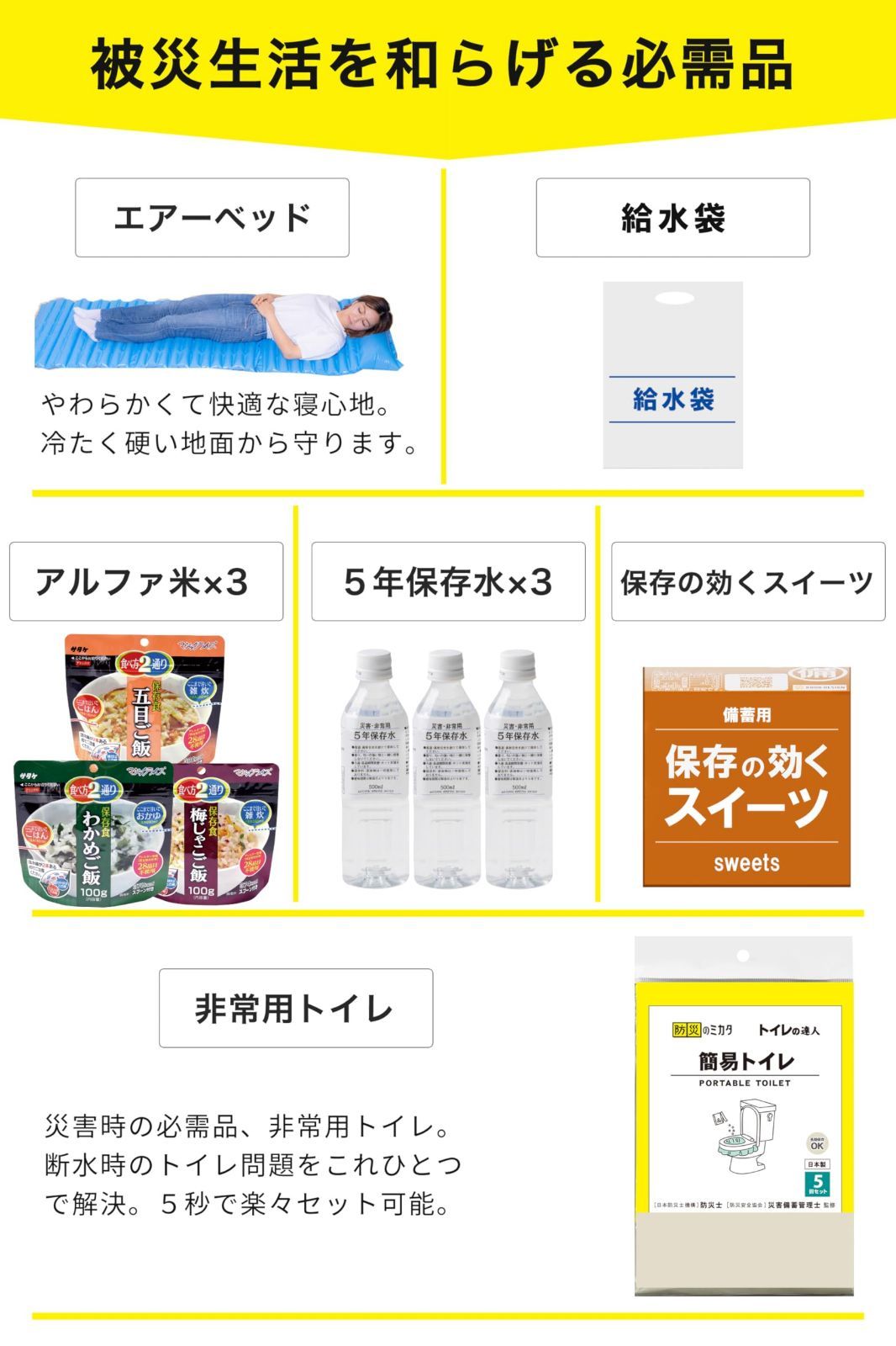防災リュック 防災セット