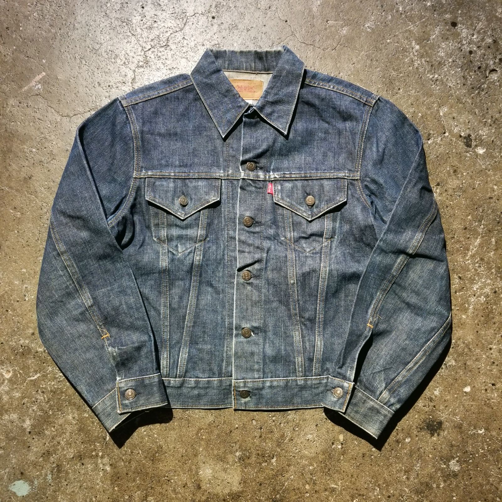 LEVI S 70s 70505 4th デニムジャケット ケアタグ 70505-0217 1970s リーバイス 収縮率4％ スモールe