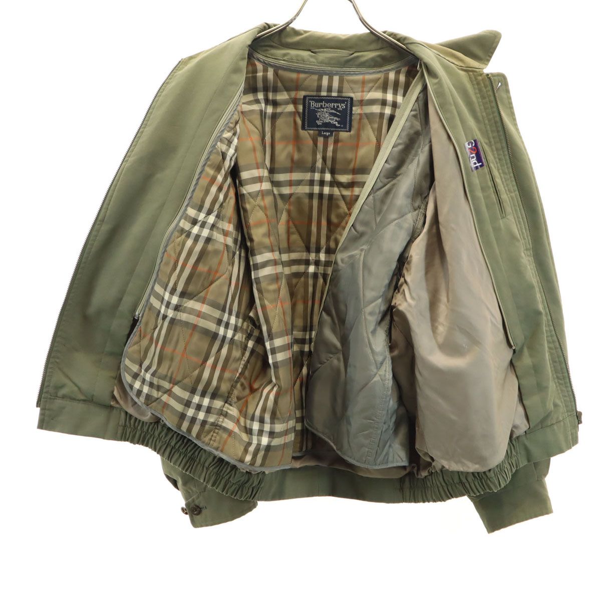 Burberrys バーバリーズ 90s オールド 長袖 ブルゾン L オリーブ系 