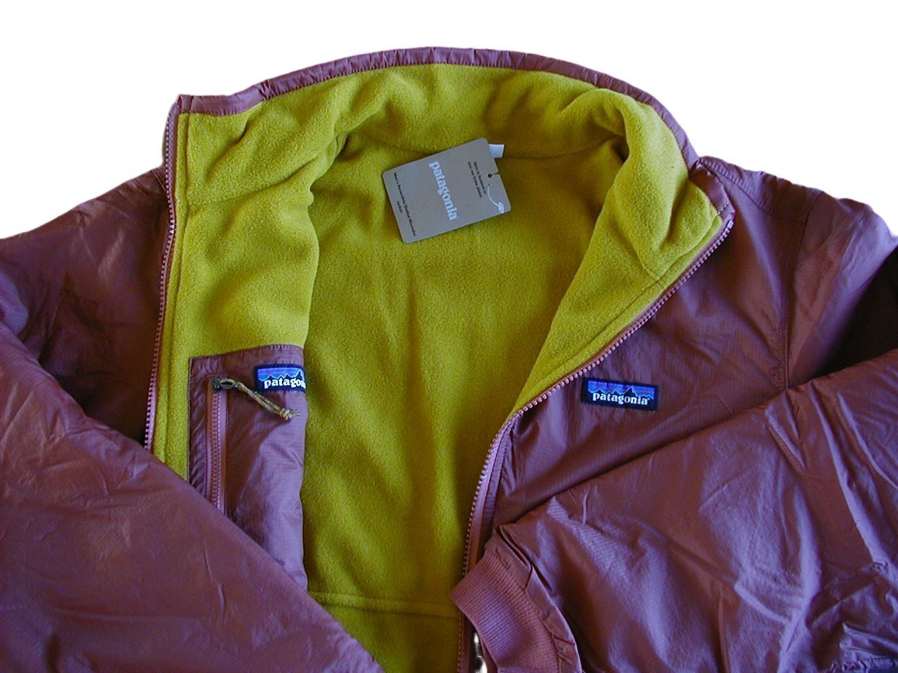 送料込 S パタゴニア M’s リバーシブル シェルド マイクロディニ ジャケット patagonia Burl Red BURD