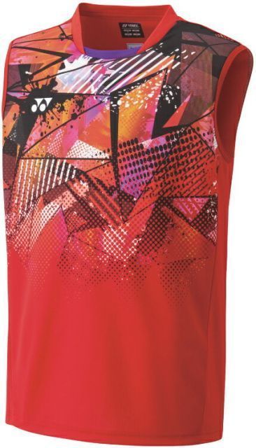 YONEX ヨネックス メンズゲームシャツ ノースリーブ SSR サイズ M 10526 496 | スポーツ用品 運動 スポーツ ウェア 衣類 バドミントン トップス メンズ M 袖なし ノースリーブ 球技 ヨネックス YONEX 