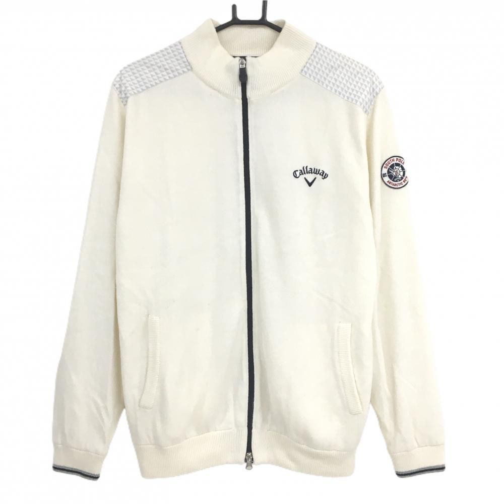極美品キャロウェイゴルフ キャロウェイ ゴルフ ジャケット【ホワイト