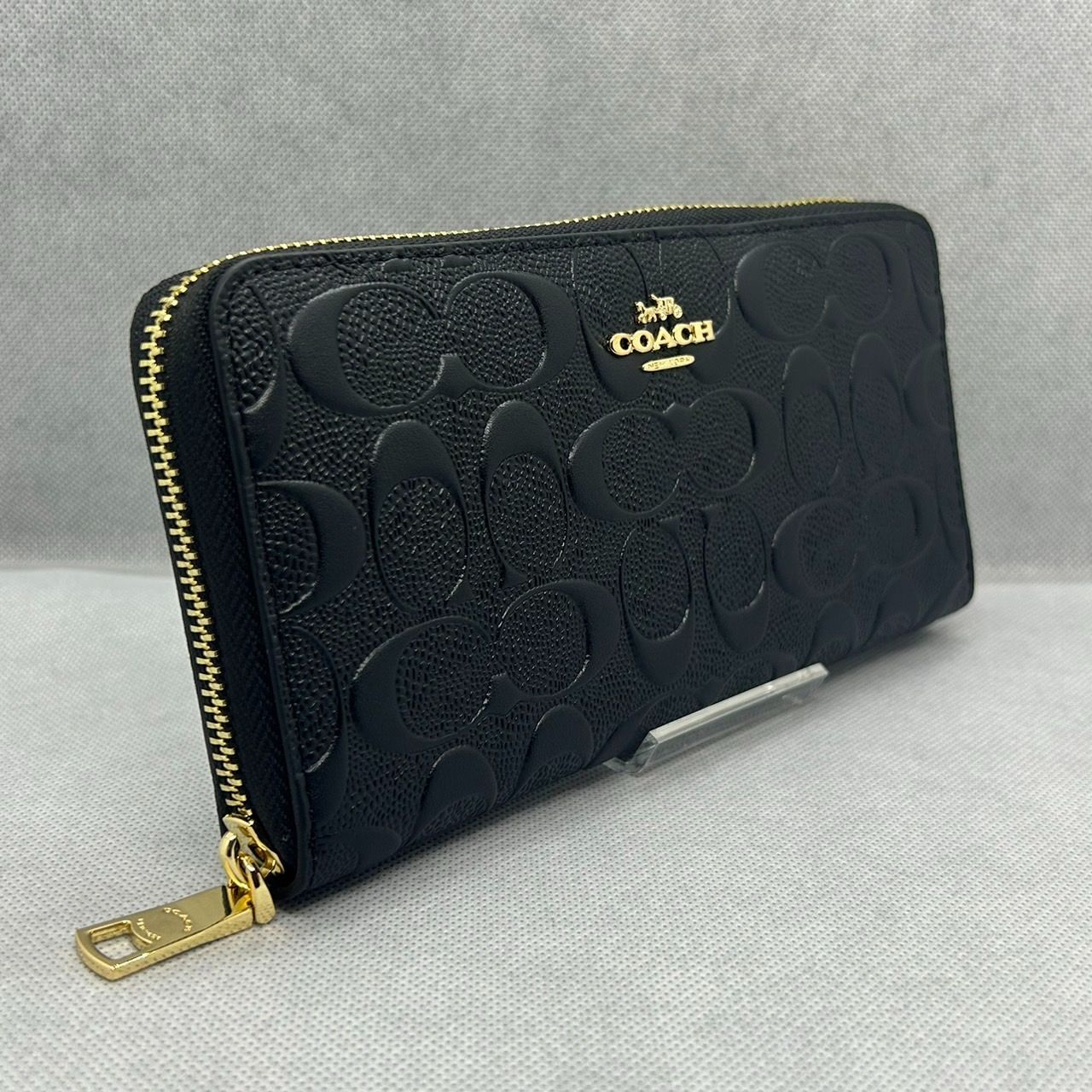 COACH コーチ シグネチャー ブラック F53834 長財布 - 長財布