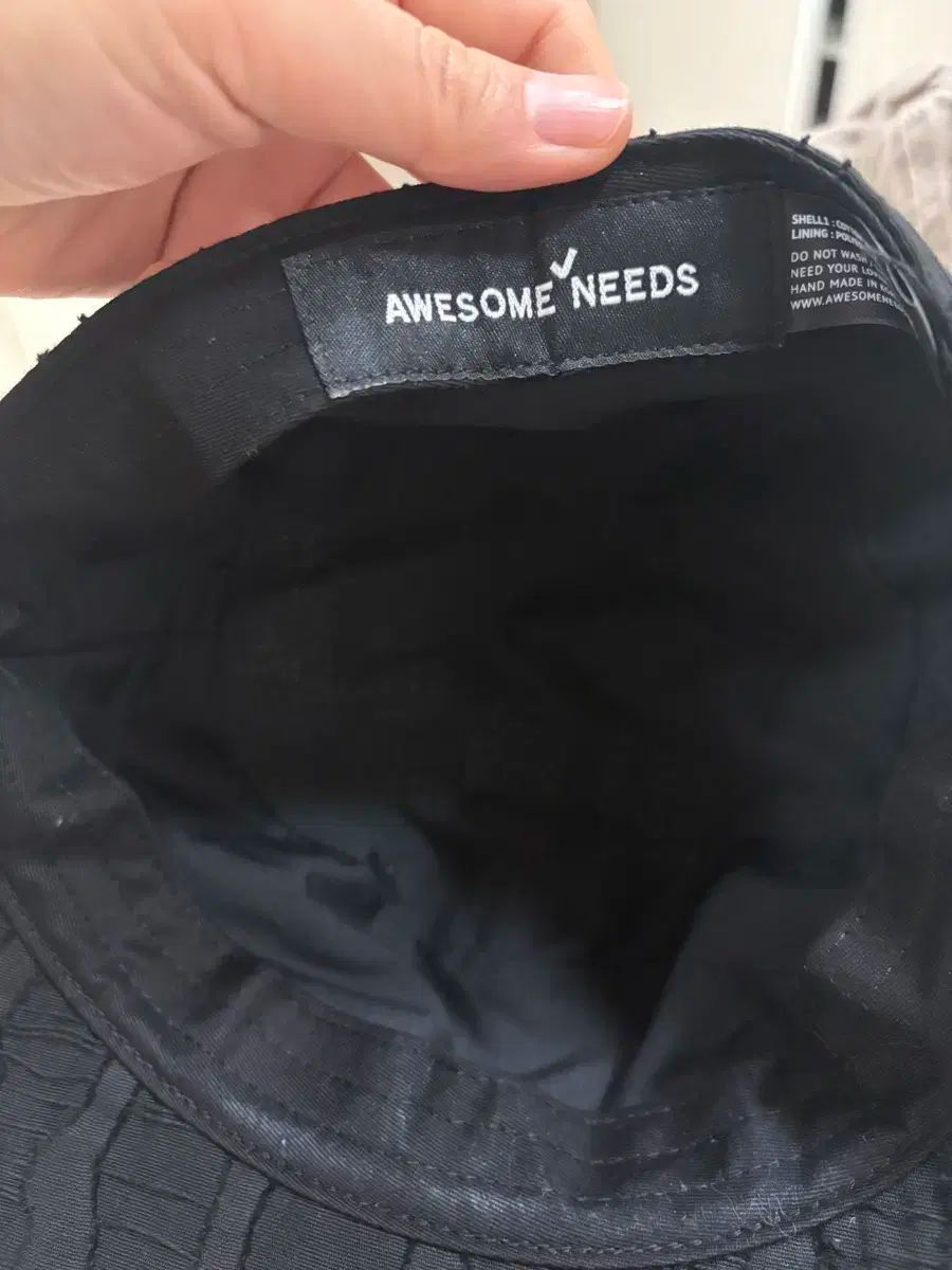 AWESOME NEEDS(オーサムニーズ) ベルボーイ キャップ ー リボン