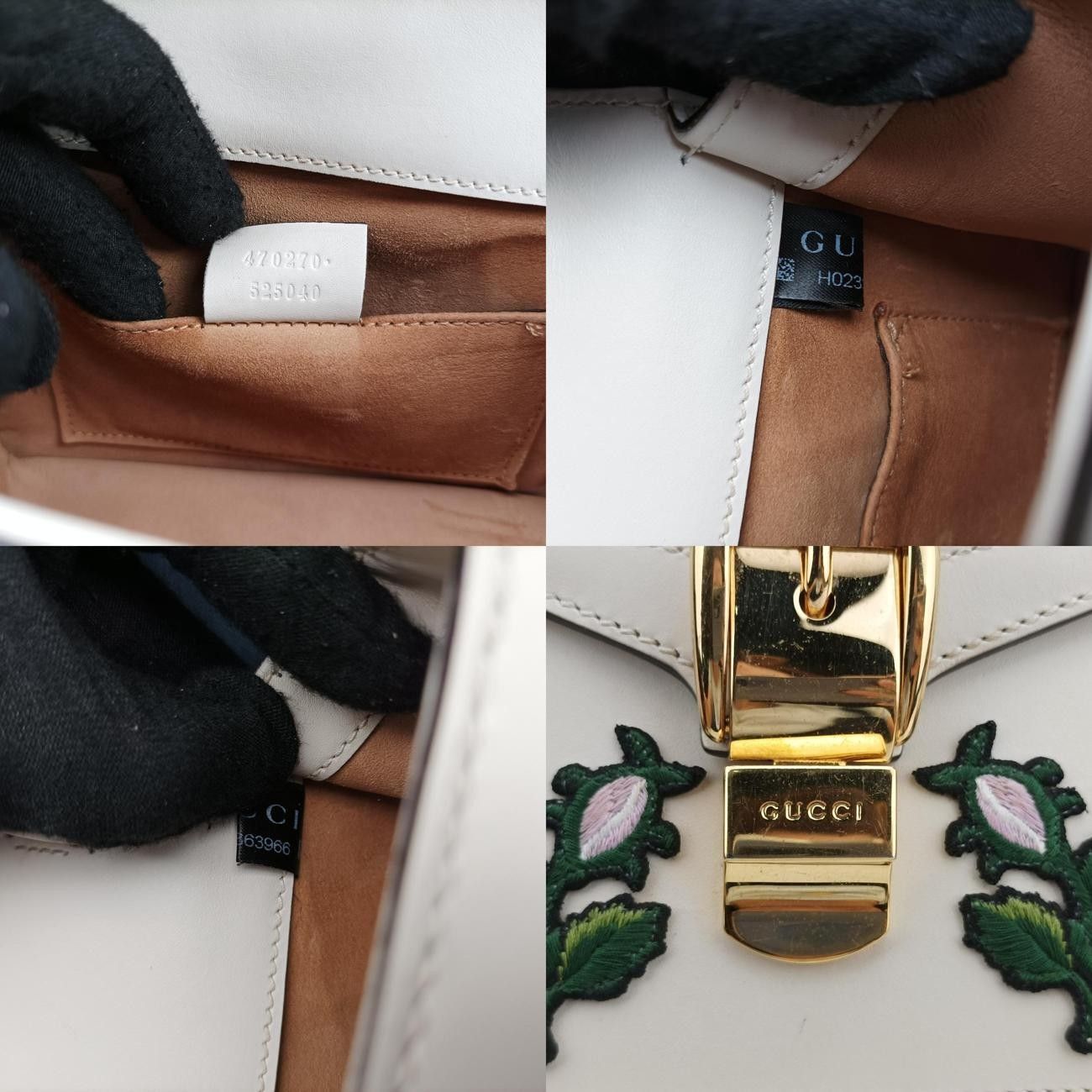 グッチGucciシルヴィホワイトレザー470270H023363966 - メルカリ