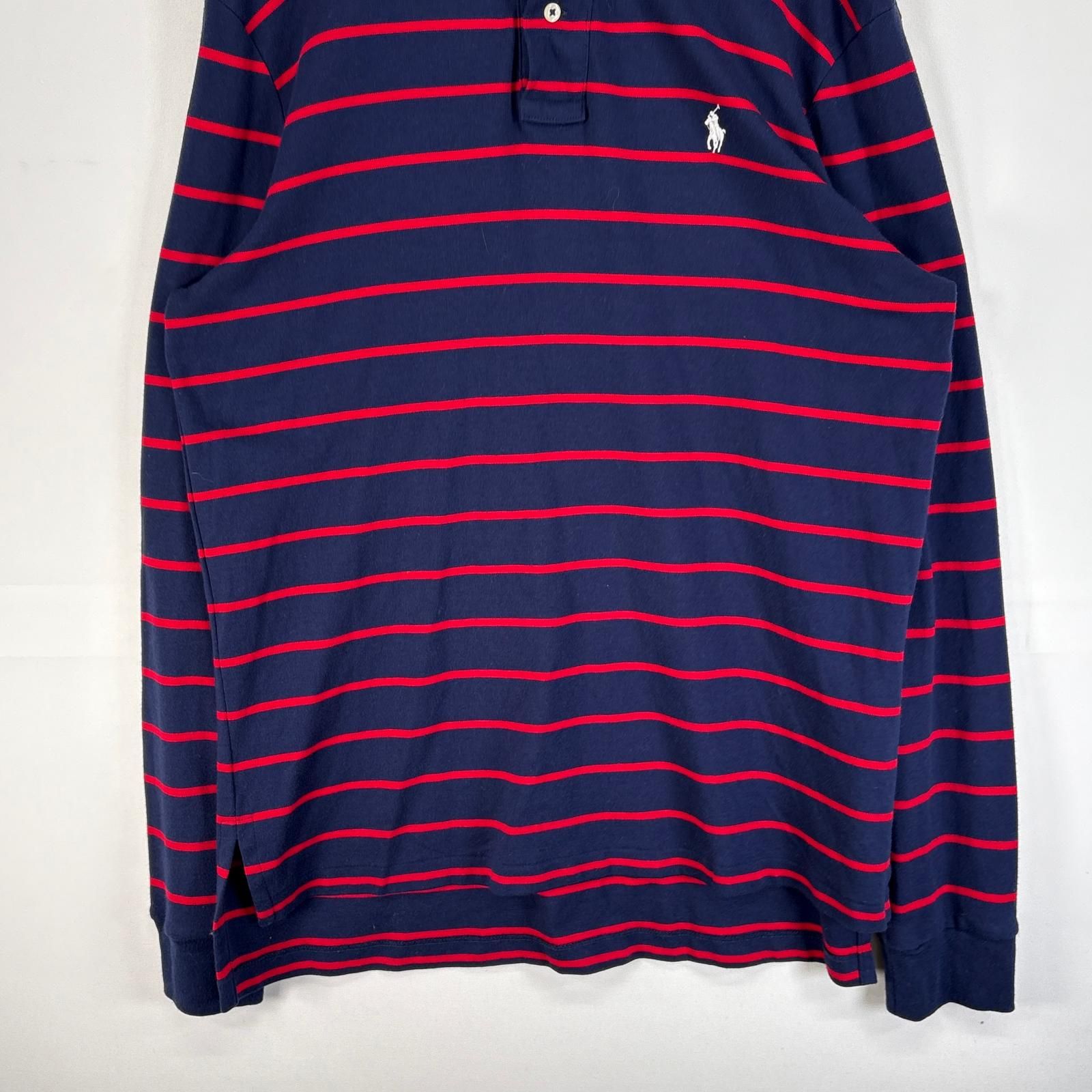 古着 ポロ・ラルフローレン POLO RALPH LAUREN 長袖 ポロシャツ