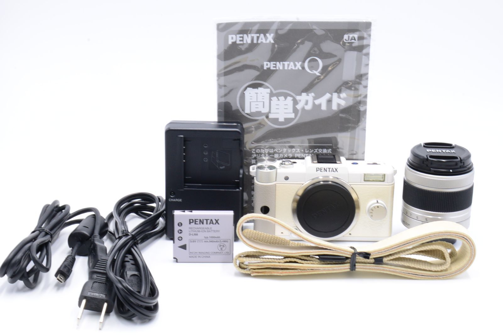 トリス様専用 PENTAX Q 02ズームレンズキット ホワイト 01 セット-