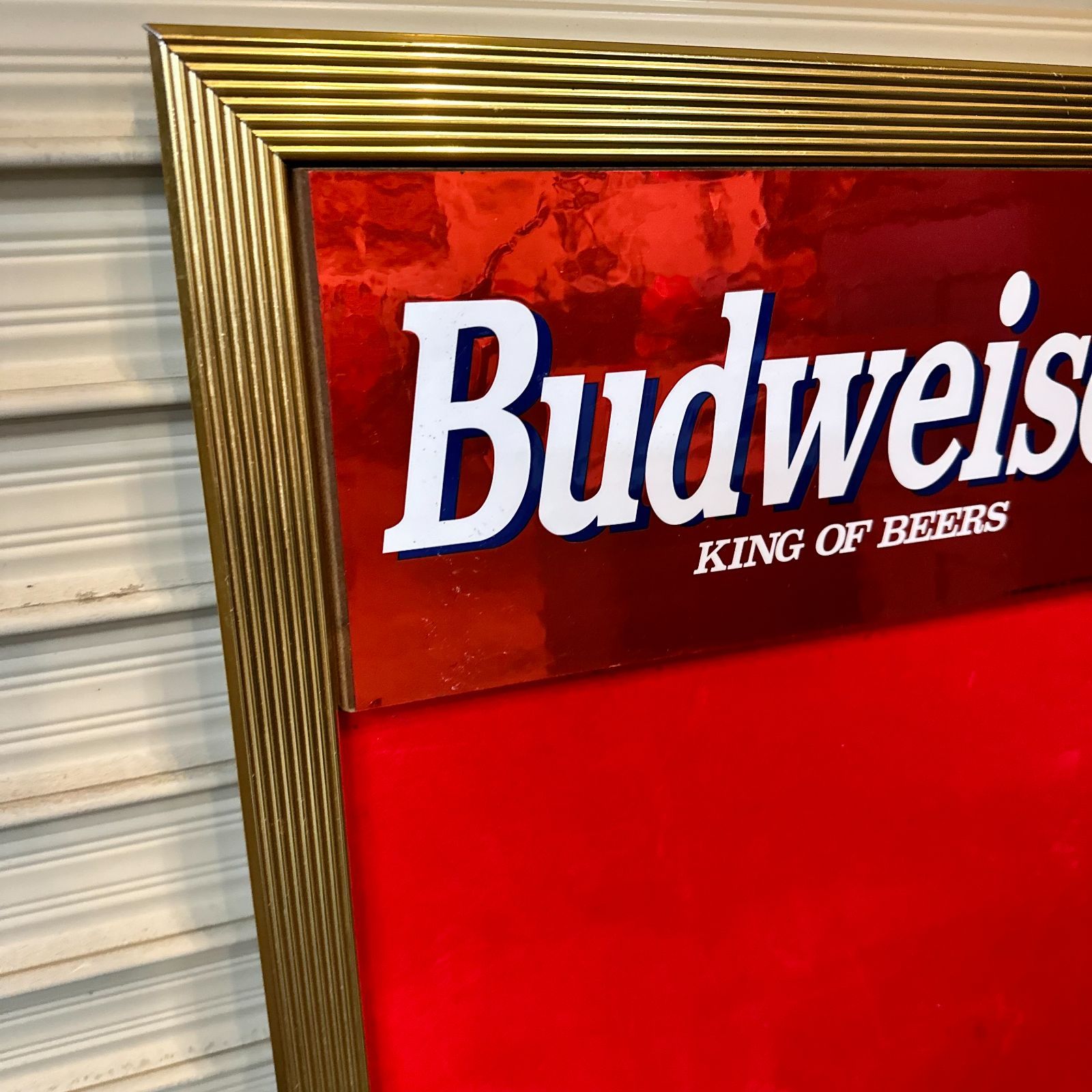 バドワイザー　メニューボード　アメリカンビンテージ Budweiser（バドワイザー） メニューボード サインボード 1990 - メルカリ