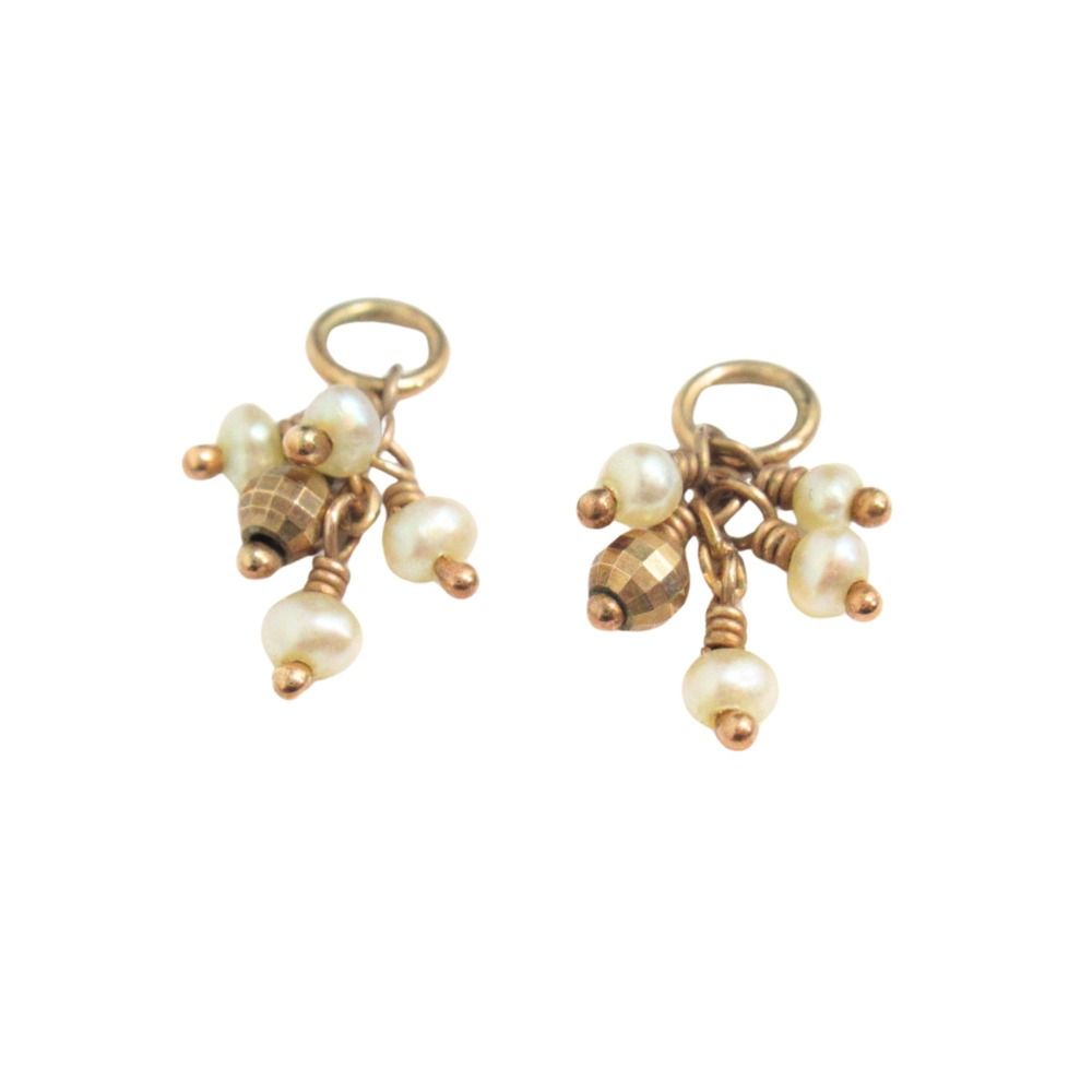 美品 agete アガット パール ピアス agate アガット ピアスとチャーム 
