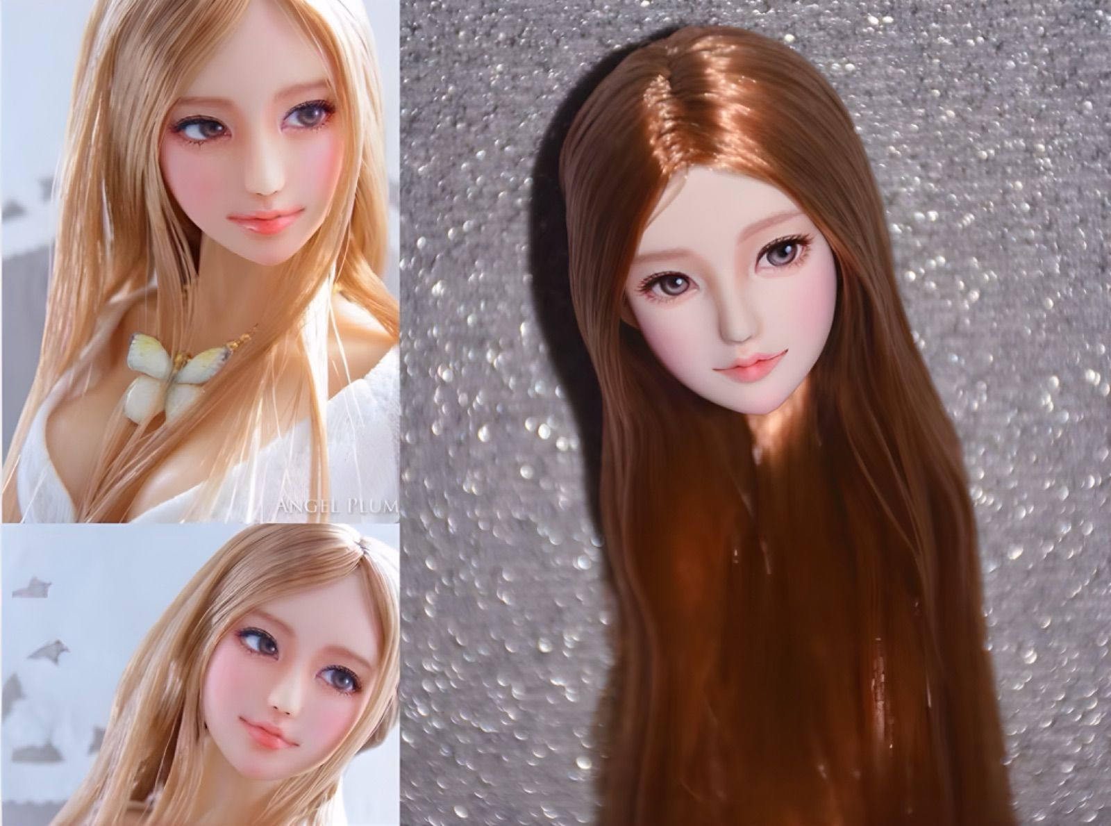 1/6 フィギュア　女性　ヘッド　手作業　手磨き　リアル　クオリティー　12インチ　ハーフ美少女　モデル