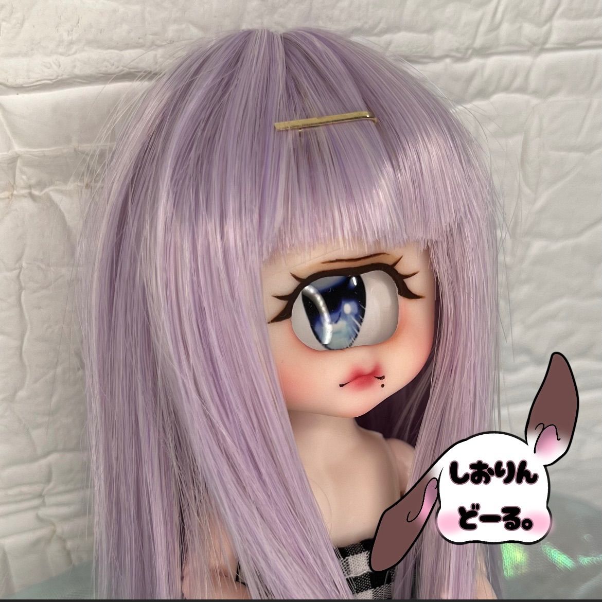 しおりんどーる。】セリア カスタムヘッド ドールアイ - メルカリ