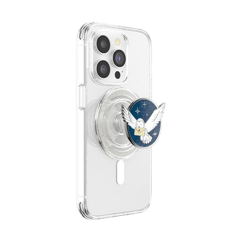 新着商品 PopSockets Japan - ポップソケッツ ジャパン PopGrip MagSafe ハリーポッター ヘドウィグ エナメル アダプターリング付き MagSafe Round ポップグリップ スマホグリップ-スタンド 0