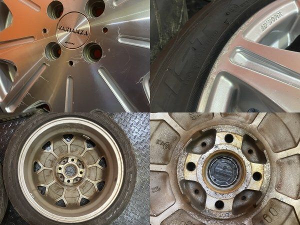 【FINALIST 595 EVO 165/50R15】夏タイヤ【WORK ワーク VARIANZA 15インチ 5J4HPCD100+45】バリ溝 アルト コペン ムーヴ等　(KTO188) FINALIST（ファイナリスト） 165/50R15 タイヤ サマータイヤ 595 EVO