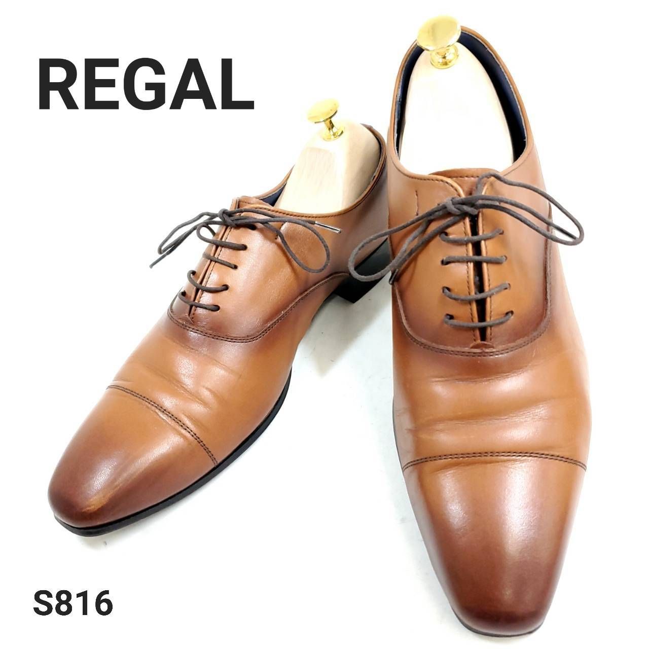 リーガル ビジネスシューズ ストレートチップ レースアップ