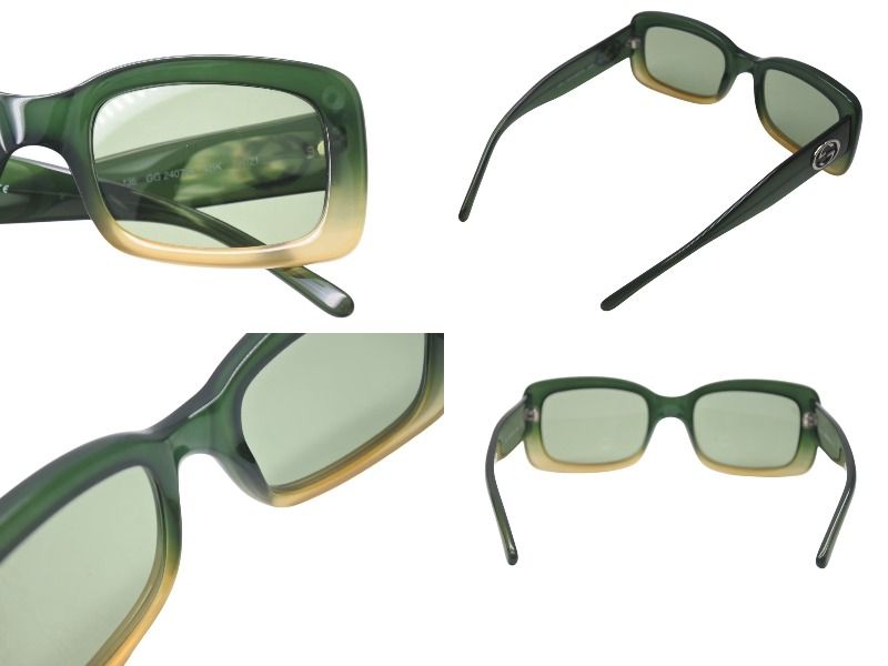 GUCCI グッチ スクエア サングラス GG2407/S 4BK サイズ51□21 GUCCI グッチ スクエア サングラス GG2407/S 4BK サイズ51□21